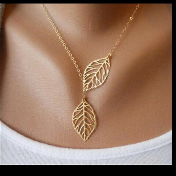 Accessories - Leaf pendant neckla