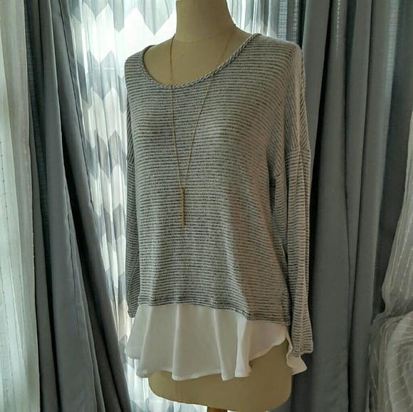 Living Doll Tops - TWO TIERED tunic blouse