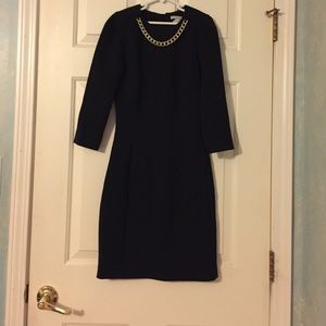 Black fitted dress