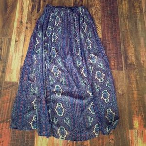Xhilaration Slip Maxi Skirt Small