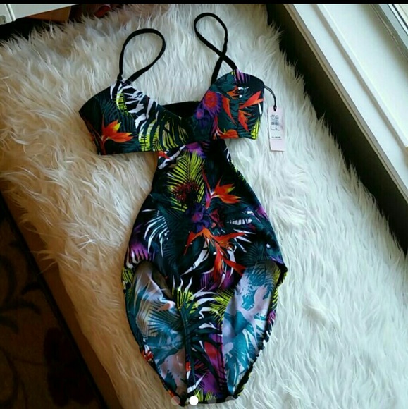 Riviera island tropical monikini