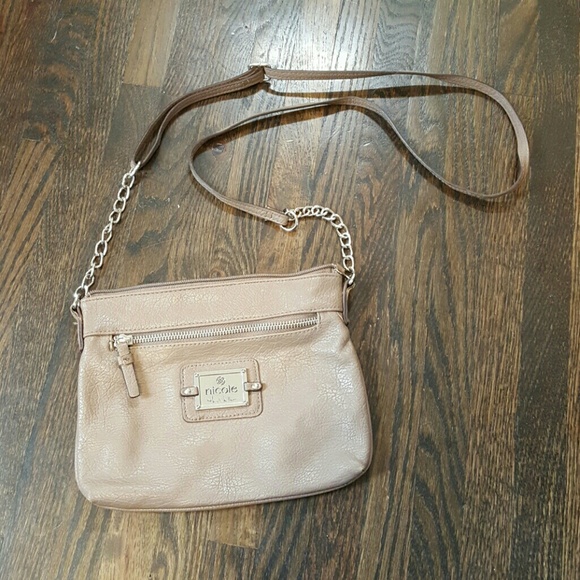 Nicole Miller Taupe Purse