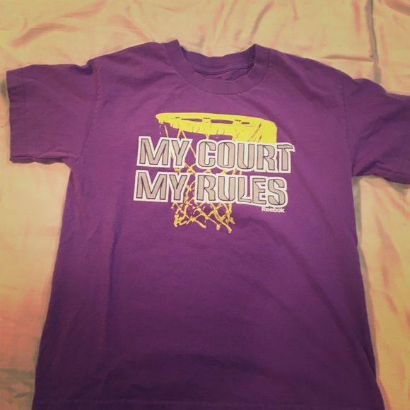 Reebok t-shirt "my court, my rules"