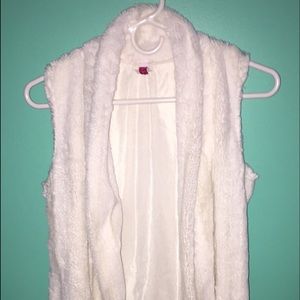 Faux fur vest