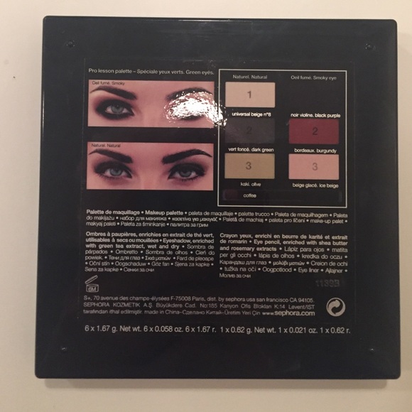 Sephora Green Eye Palette