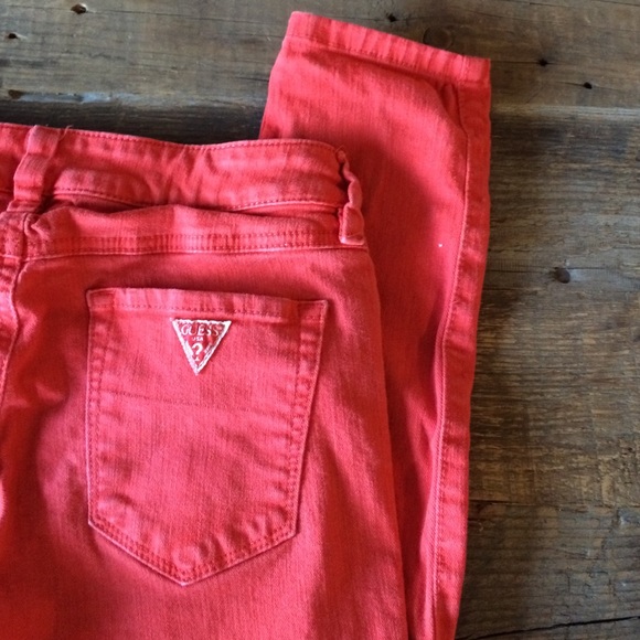 GUESS | Red/Orange Skinny Jeans "Brittney Skinny" - Picture 2 of 3