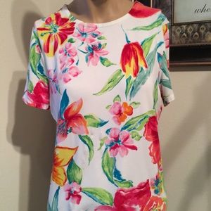 Floral Tee Shirt ...Simply Beautiful