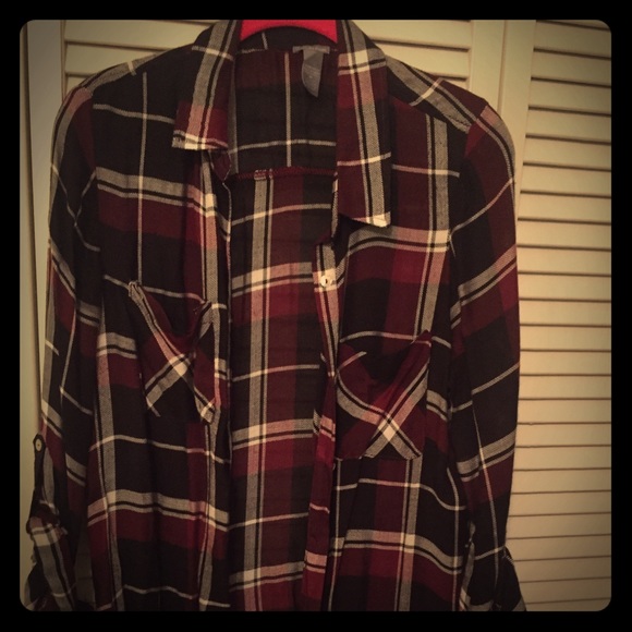 Light weight plaid shirt
