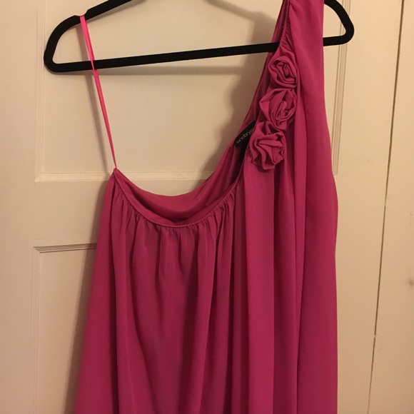 Pink off one shoulder blouse. Never used.