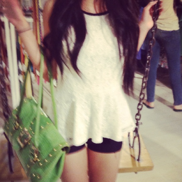 White peplum