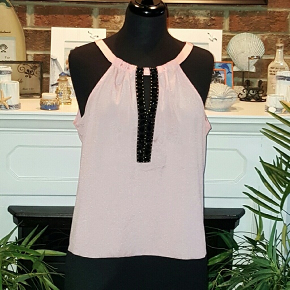 🔴 $$ "NWT" Sleeveless Pink Blouse - Picture 4 of 4