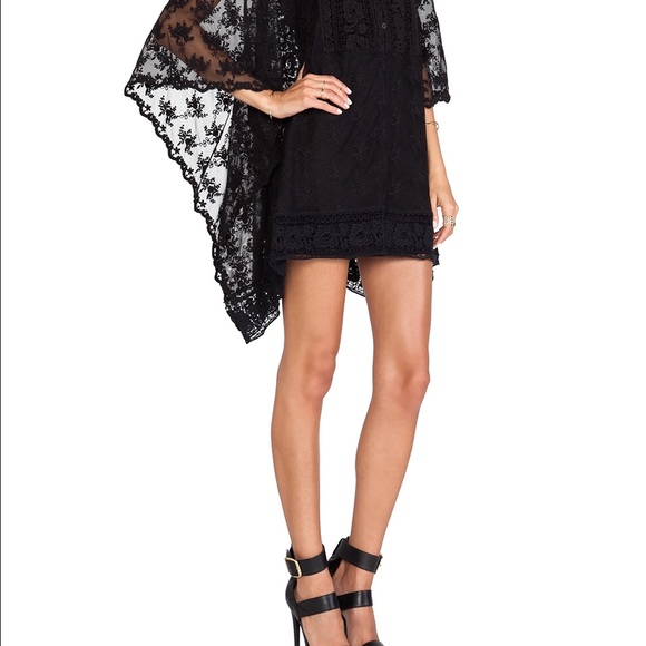 💗SOLD💗💕New💕Lowest❣️Nightcap lace crochet dress - Picture 2 of 4