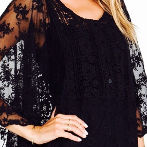 💗SOLD💗💕New💕Lowest❣️Nightcap lace crochet dress - Picture 4 of 4