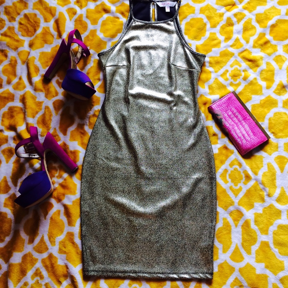 DONATED 🌟 Sexy Sparkly Gold Dress 🌟