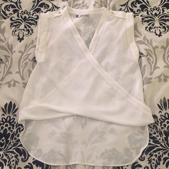 JLo High-Low Top Sheer White!