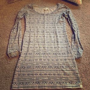 Geo print dress