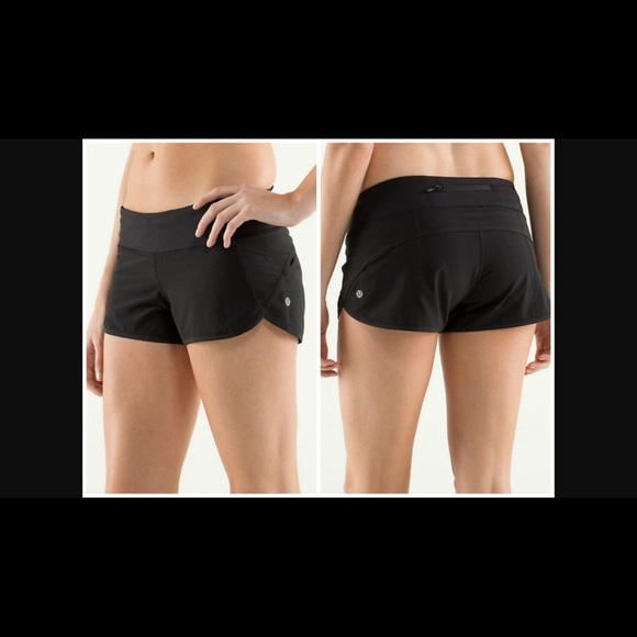 lululemon athletica Pants - Pristine Black Lululemom Speed Shorts