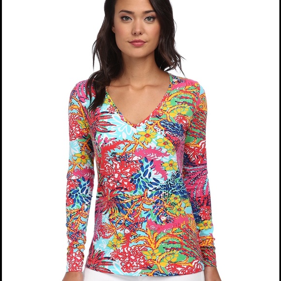 NWT Lilly Pulitzer "Fishing for Compliments" top
