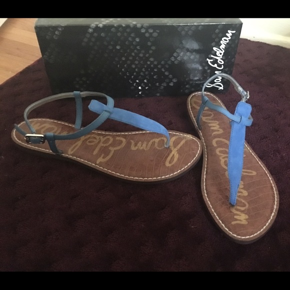 Sam Edelman blue strap sandals
