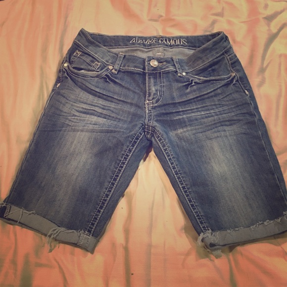 Jean capris with pockets