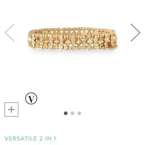 Arrison stretch bracelet gold