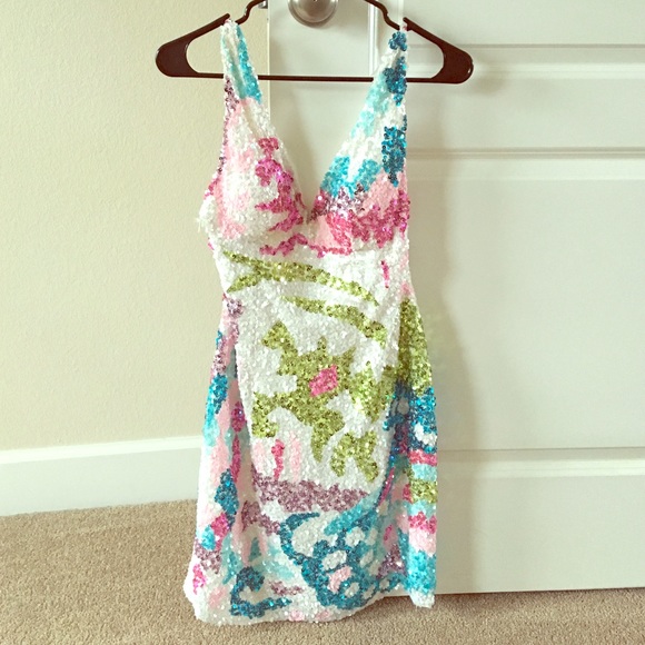 Scala Sequin Cocktail Dress