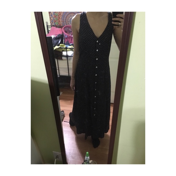 🌟⭐️ *VINTAGE* polka dot lace back dress ⭐️🌟