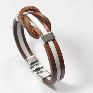 100% authentic leather bracelet
