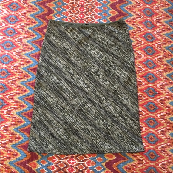 Olive Green Pencil Skirt