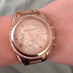 Michaels Kors Blair rose gold watch
