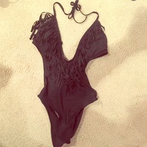 Black monokini