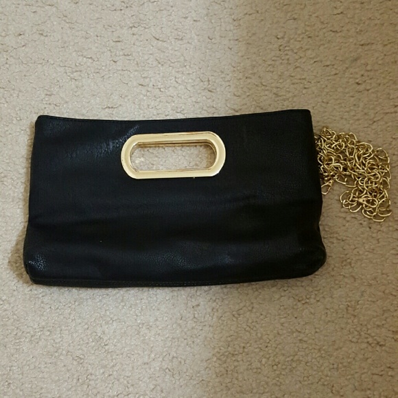 Black charming Charlie clutch