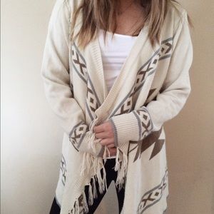Draped tribal cardigan DELETING POSHMARK SOON