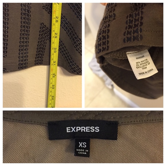 NWOT EXPRESS DRESS W/ MESH BACK SIZE XS - Picture 4 of 4