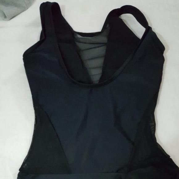 One Piece Mesh Swimsuit Halter Transparent - Picture 2 of 4