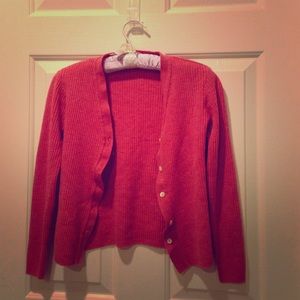 💥sale💥Salmon colored j-crew cardigan