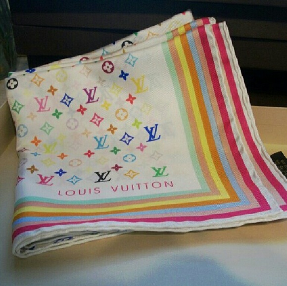 Louis Vuitton Carre Murakami Monogram Multicolore