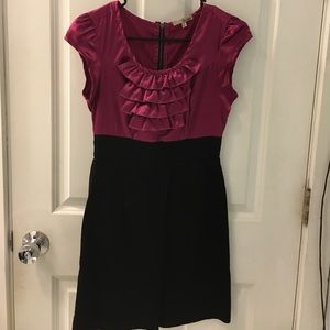 BeBop Pink and Black Cocktail Dress