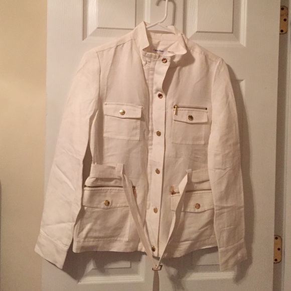 Calvin Klein Linen Jacket