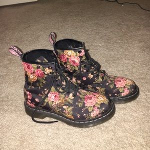 Womens Floral Dr Martens