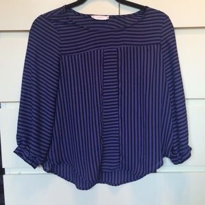 Casual shirt ! Dark purple and black lines