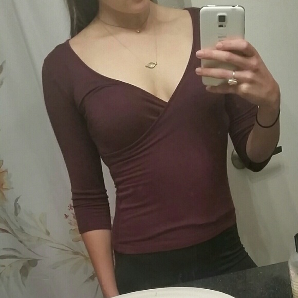 Oxblood top from Nordstrom