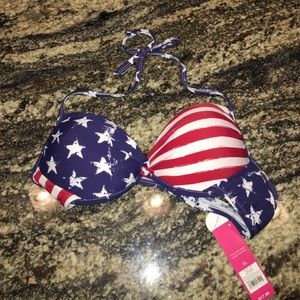 American flag bikini top