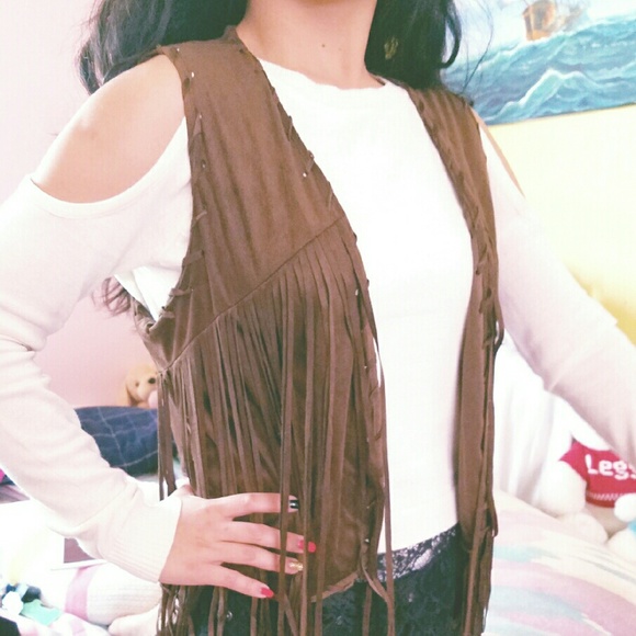 🆕Cute fringe vest