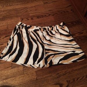 Tiger print Ann Taylor loft shorts