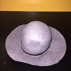 Gray Floppy Hat.