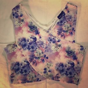 Wet Seal Floral Crop Top