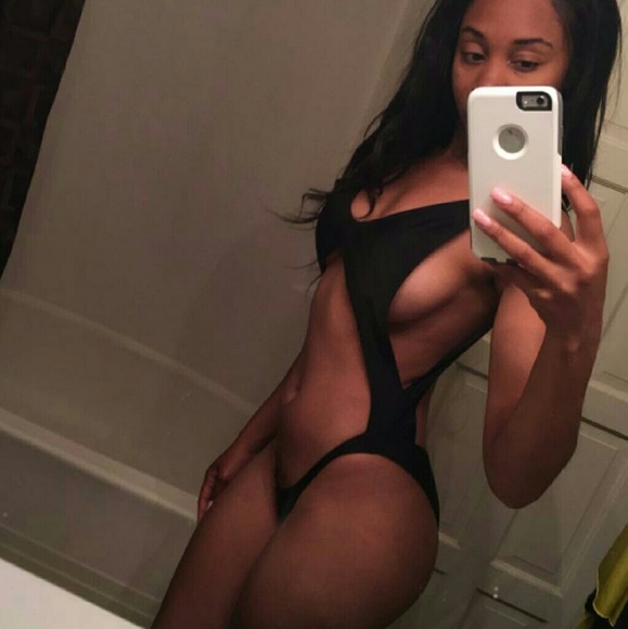 Women's Cutout High Cut One Piece Thong Swimsuit Bikini Monokini Banda - Picture 3 of 8