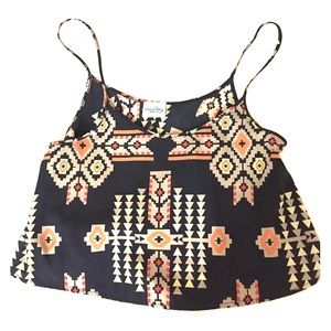 S Aztec Patterned Tank