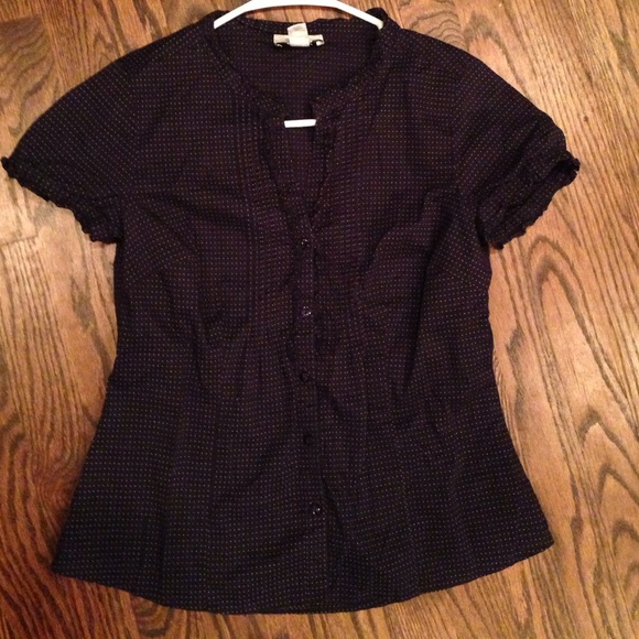 VGUC LOFT short sleeve button up shirt